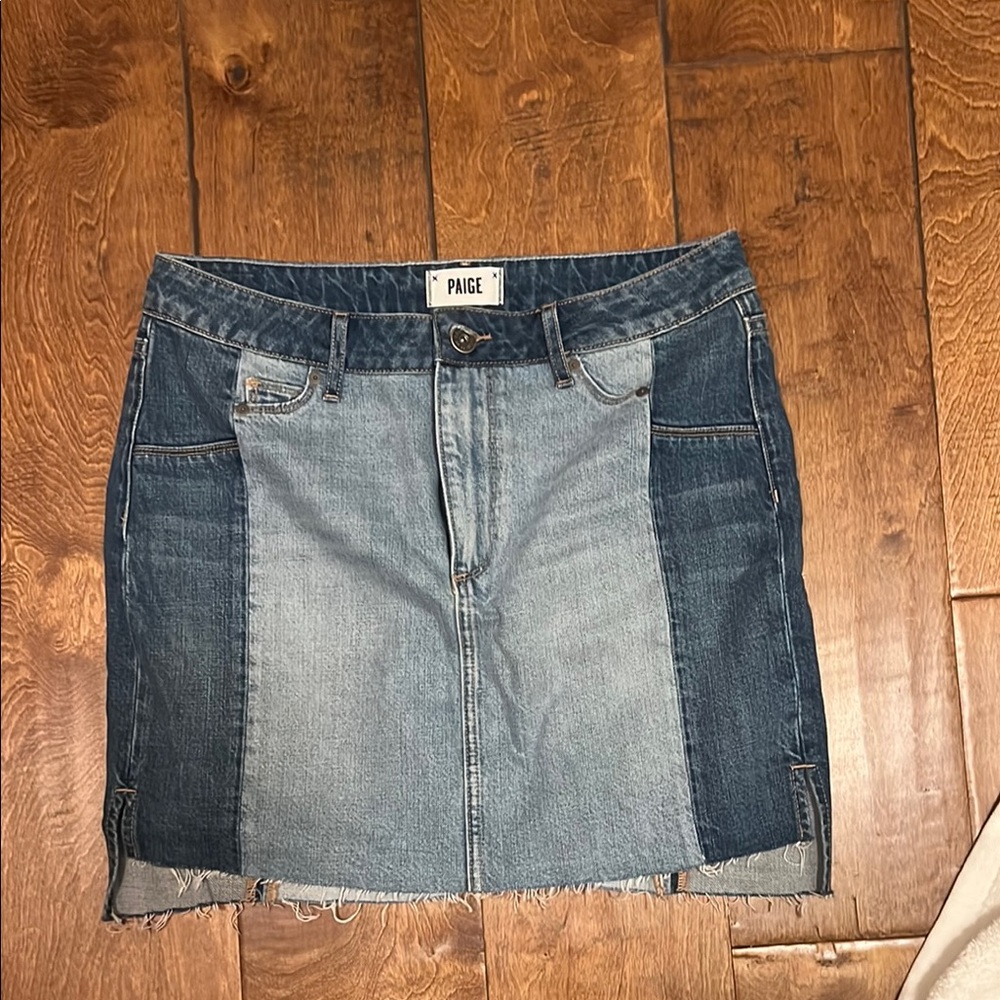Paige Denim Mini Skirt